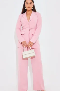 Online In The Style Tailored Trouser Light pink