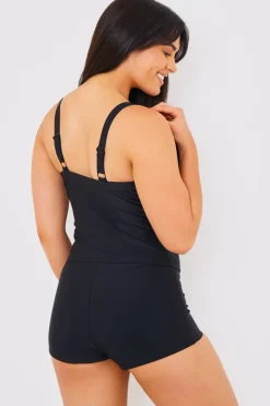 Best In The Style Tankini Top Black