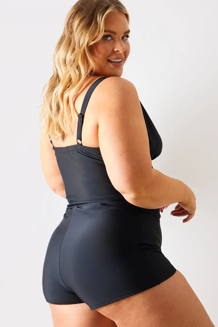 Best In The Style Tankini Top Black