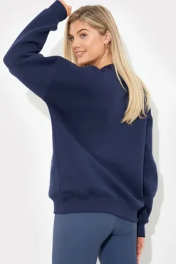 Hot In The Style V-Neck Embroidered Sport Collective Jersey Sweater