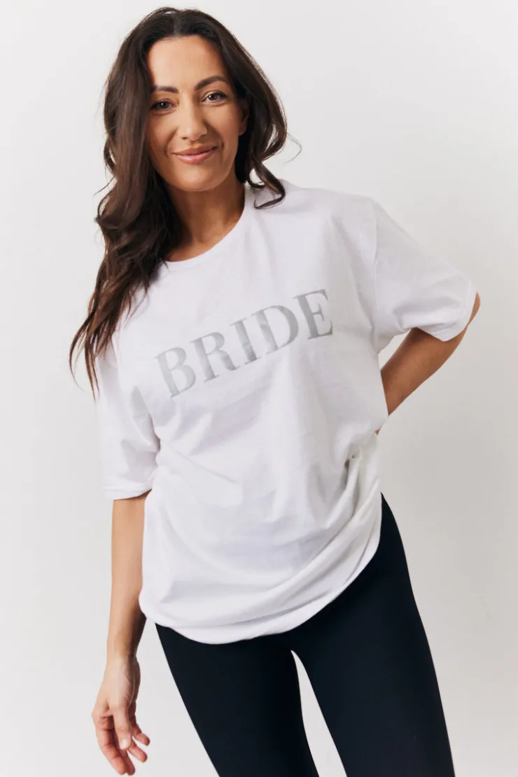 In The Style Bride Slogan T-Shirt White
