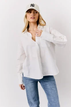 Discount In the Style Oversized Shirt White