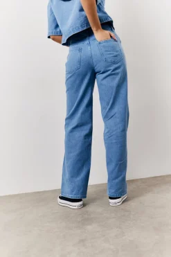 Sale In The Style Wide Leg Jeans Denim