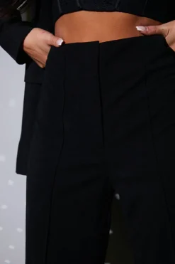Best In The Style Wide Leg Seam Front Tailored Trouser