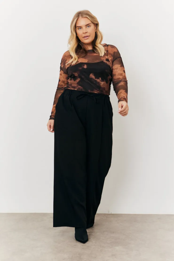 Sale In the Style Wide Leg Trouser Black