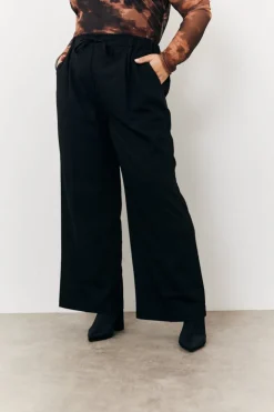 Sale In the Style Wide Leg Trouser Black