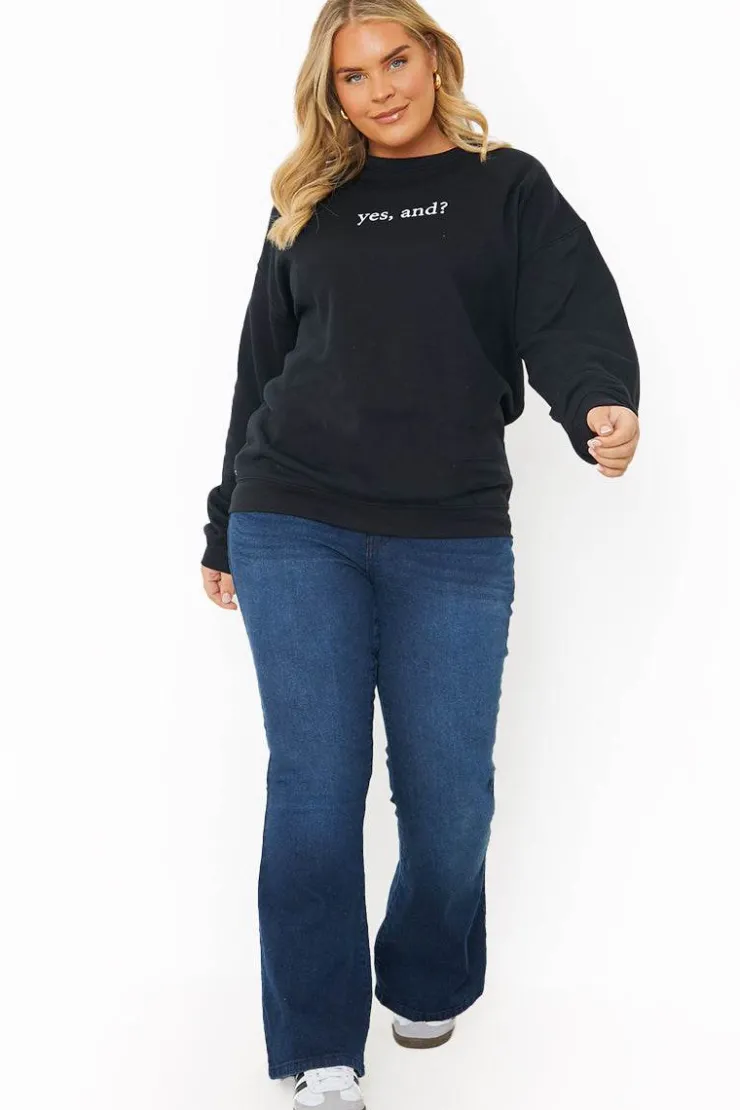 In The Style YES, AND?' PRINTED SWEATSHIRT